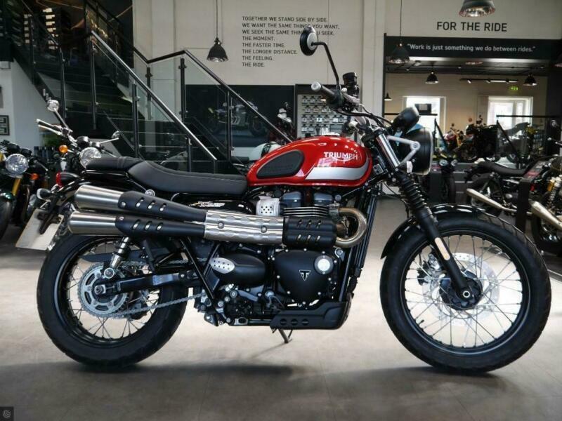 triumph street scrambler used